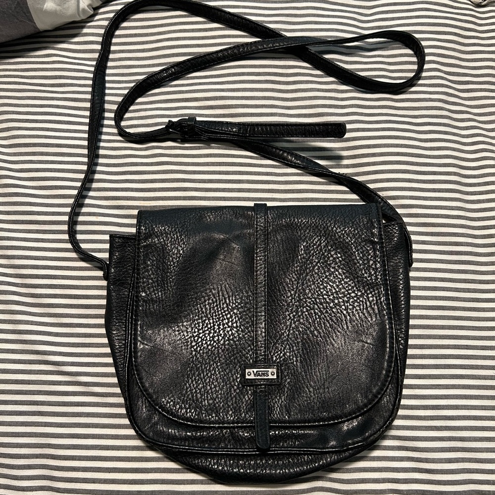 Vans Vintage Leather Crossbody Bag
